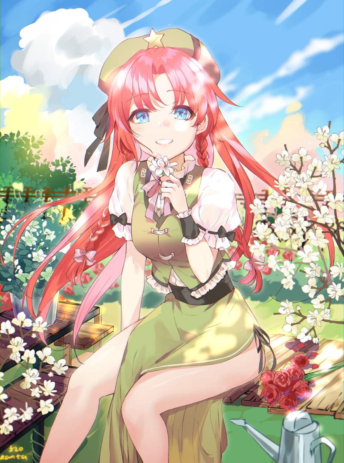 asian_clothes, hong_meiling, kanta_(pixiv9296614), touhou