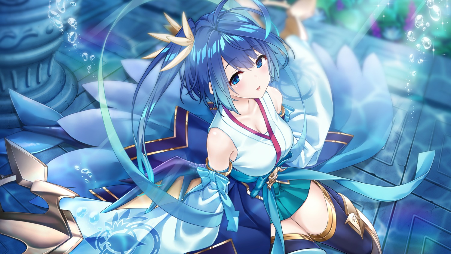 baffu, game_cg, japanese_clothes, karen_aoi, maokatsu!_-maou_to_yuusha_no_idol_seikatsu-, wonder_fool