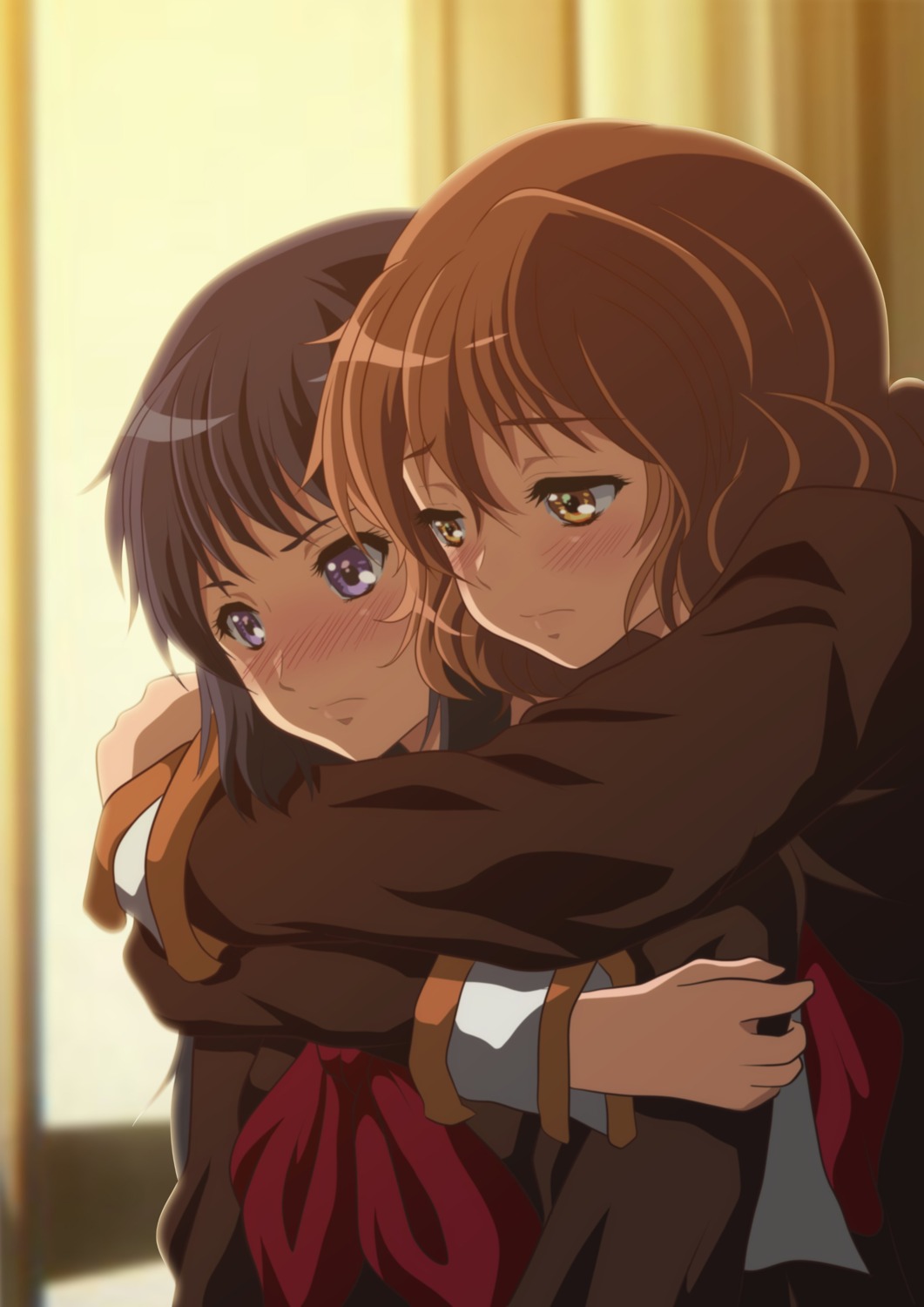 hibike!_euphonium, kousaka_reina, kurumiyasan_ns, liz_to_aoi_tori, oumae_kumiko, seifuku, yuri