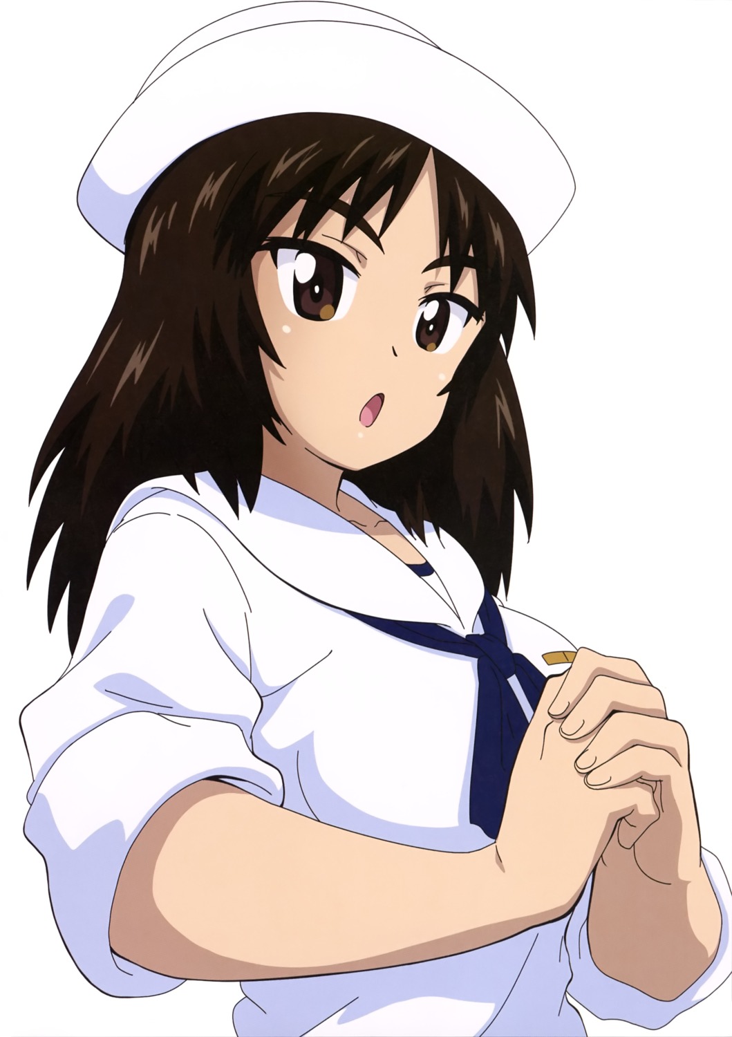 girls_und_panzer, kanau, murakami_(girls_und_panzer), seifuku