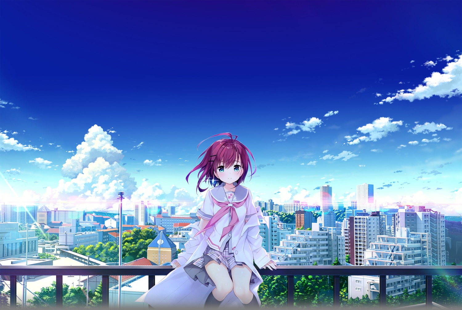 arimura_romi, einstein_yori_ai_wo_komete, glovety, kimishima_ao, seifuku