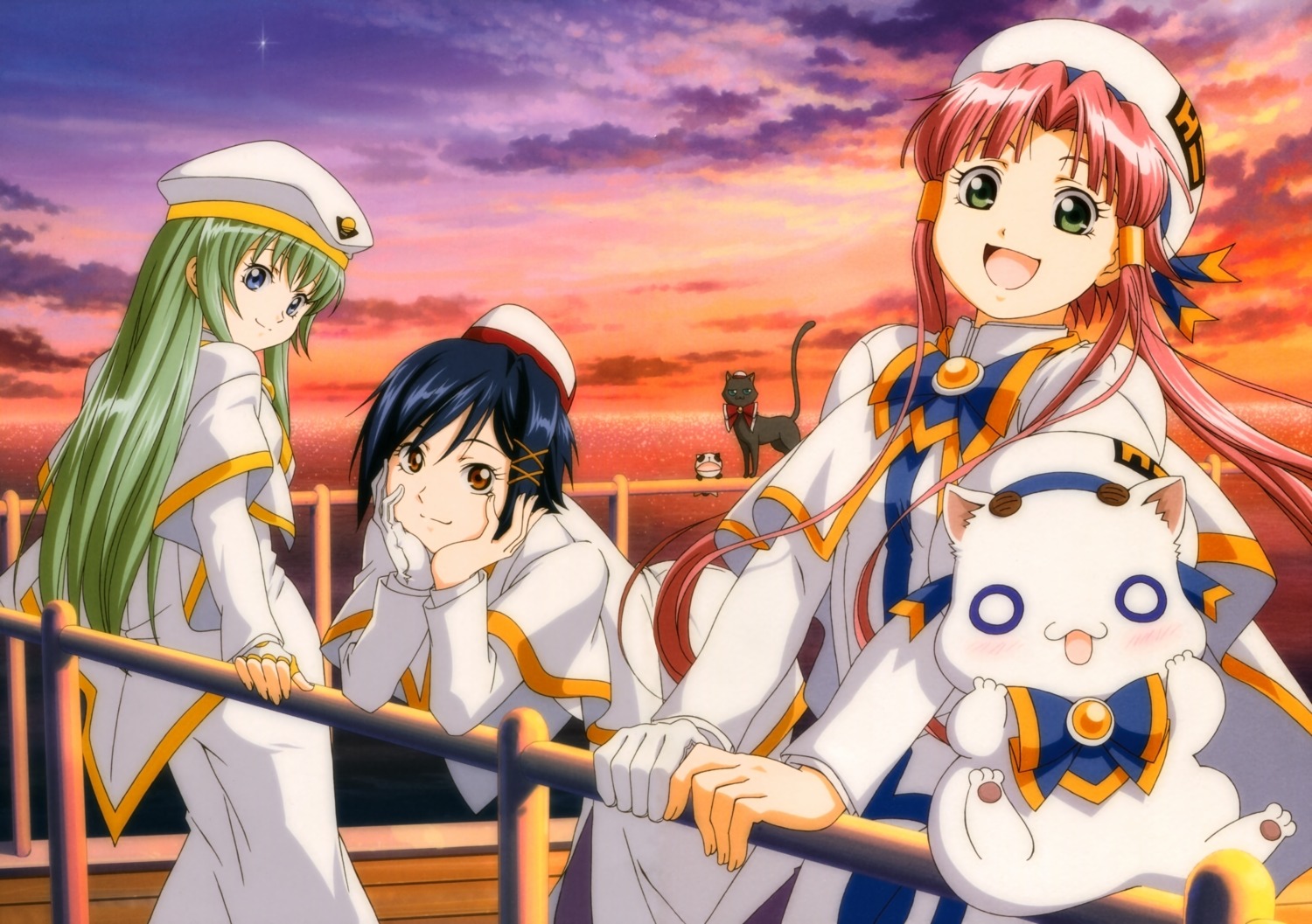 aika_granzchesta, alice_carroll, aria, mizunashi_akari, president_aria, president_hime, president_maa