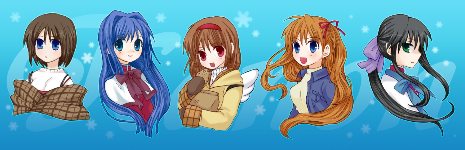 kanon, kawasumi_mai, minase_nayuki, misaka_shiori, sawatari_makoto, seifuku, shimiko, tsukimiya_ayu