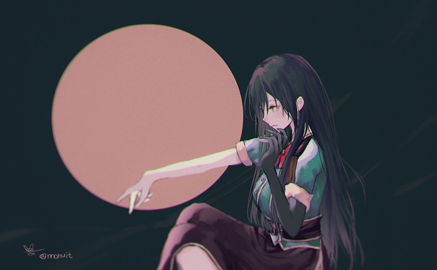 chikuma_(kancolle), kantai_collection, skirt_lift, tsunano_(koi_pink), uniform