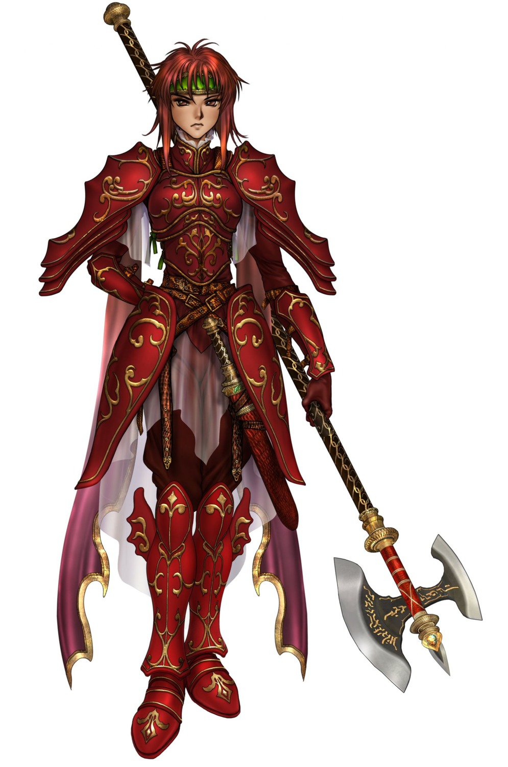 armor, fire_emblem, fire_emblem:_shin_ankoku_ryuu_to_hikari_no_ken, minerba, nintendo, see_through, shirow_masamune, weapon