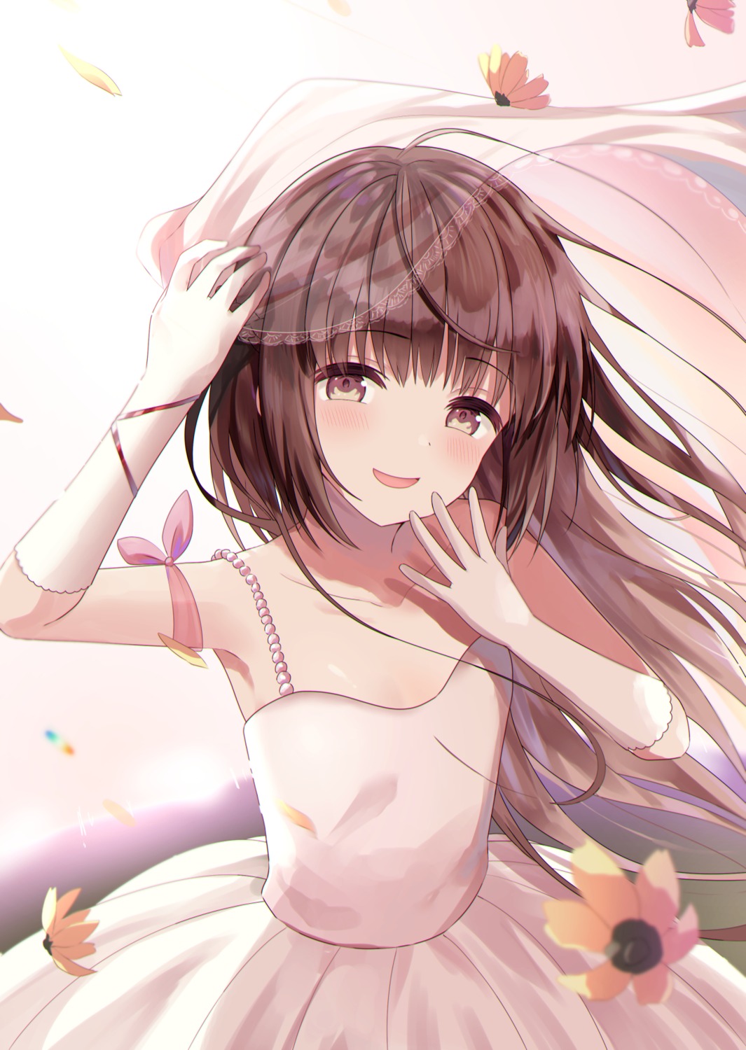 dress, kkkk12103, magia_record:_mahou_shoujo_madoka_magica_gaiden, mahou_shoujo_madoka_magica, satomi_touka, wedding_dress