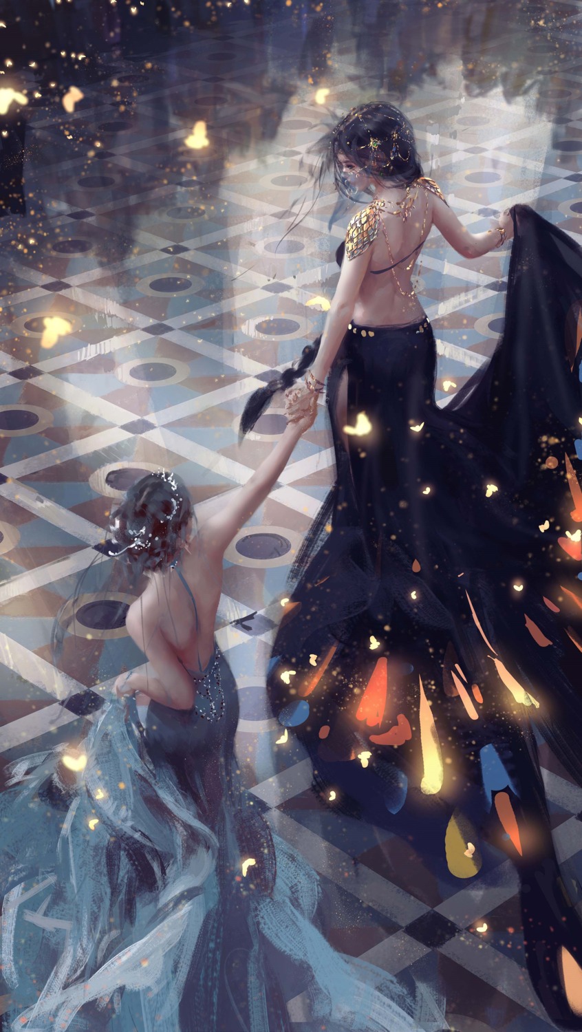 aeolian, bikini_top, dress, ghostblade, no_bra, pointy_ears, skirt_lift, swimsuits