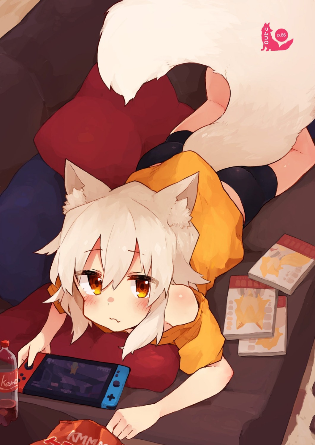 animal_ears, bike_shorts, rimukoro, tail