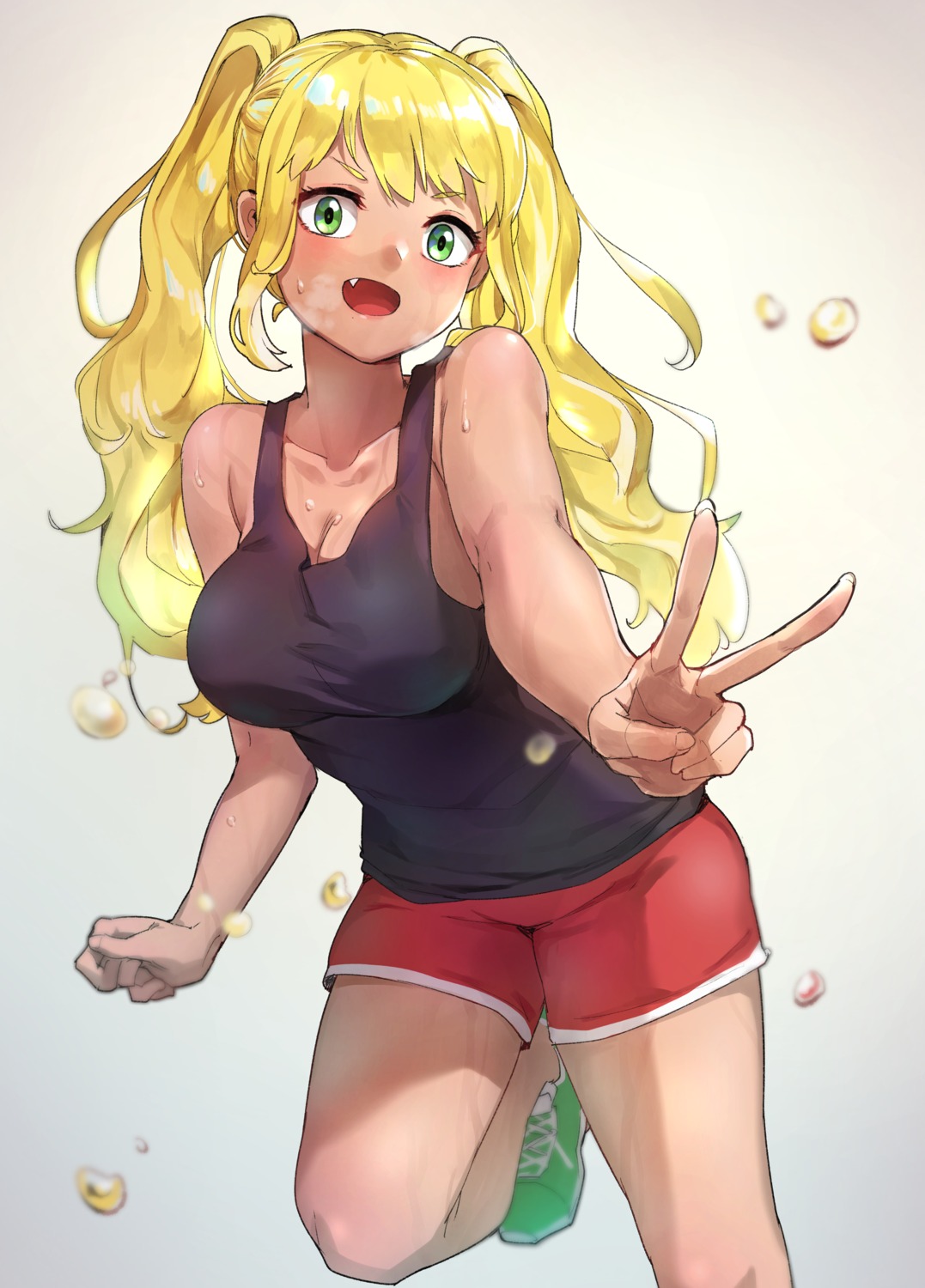 cleavage, dumbbell_nan-kilo_moteru?, mr.lime, sakura_hibiki