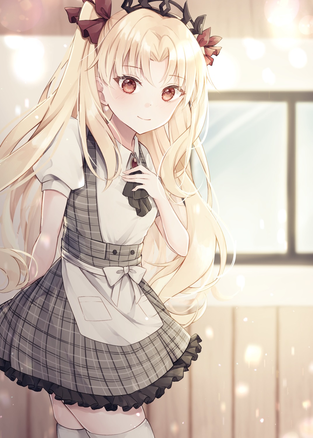 ereshkigal_(fate), fate/grand_order, maid, thighhighs, yua_(bokubo0806)