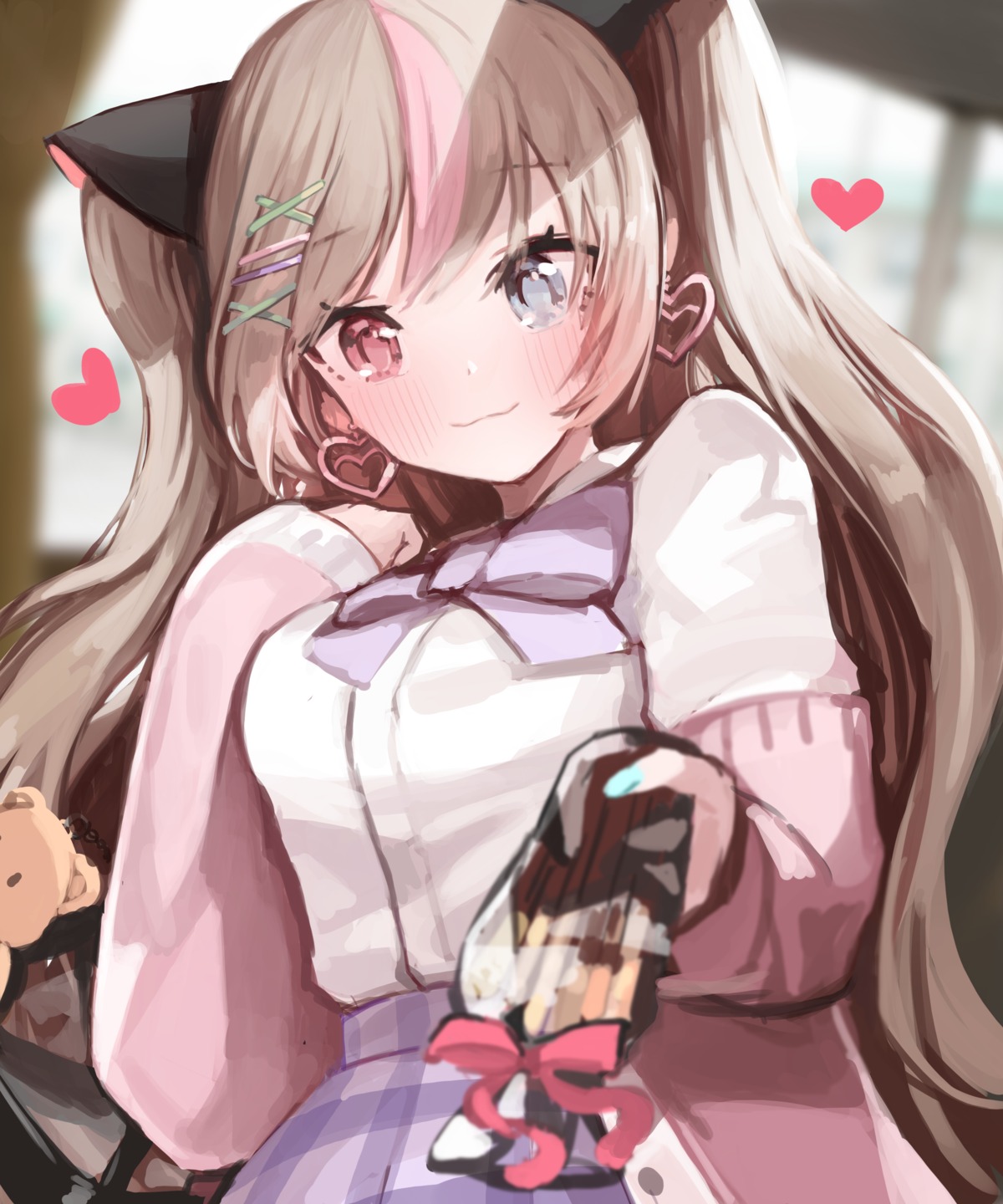 animal_ears, girls_frontline, heterochromia, mk_23_(girls_frontline), seifuku, seorang, sweater