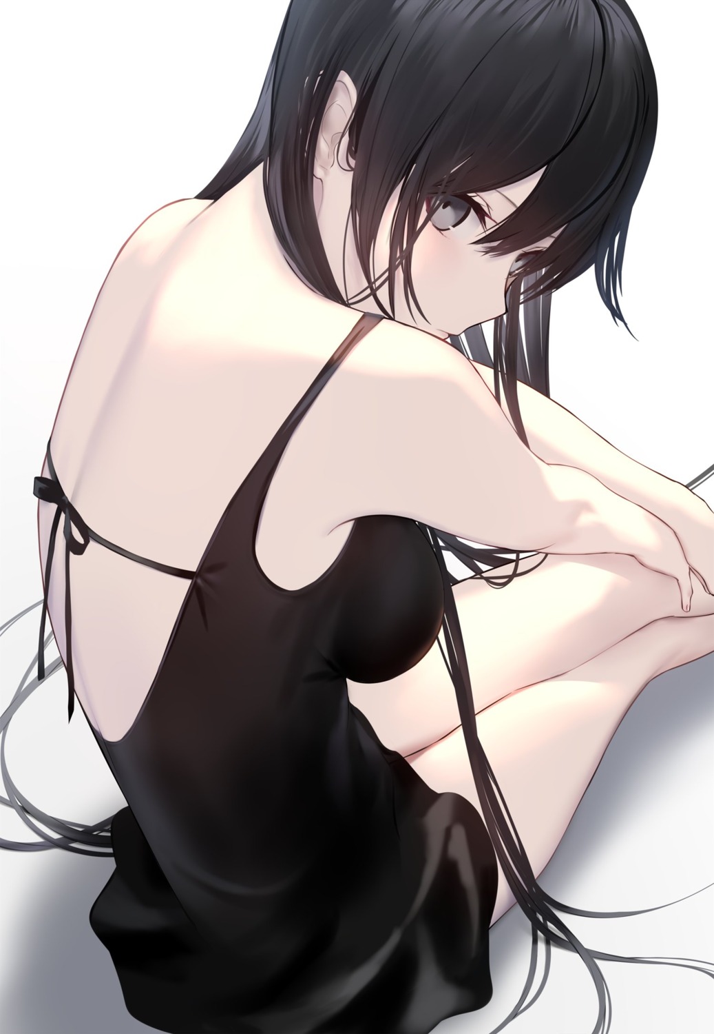 dress, mashima_saki_(mashimasa), no_bra