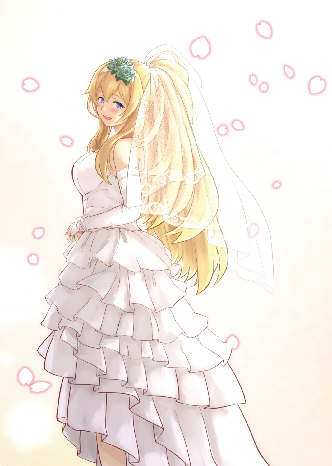 chaigidhiell, dress, gambier_bay_(kancolle), kantai_collection, wedding_dress