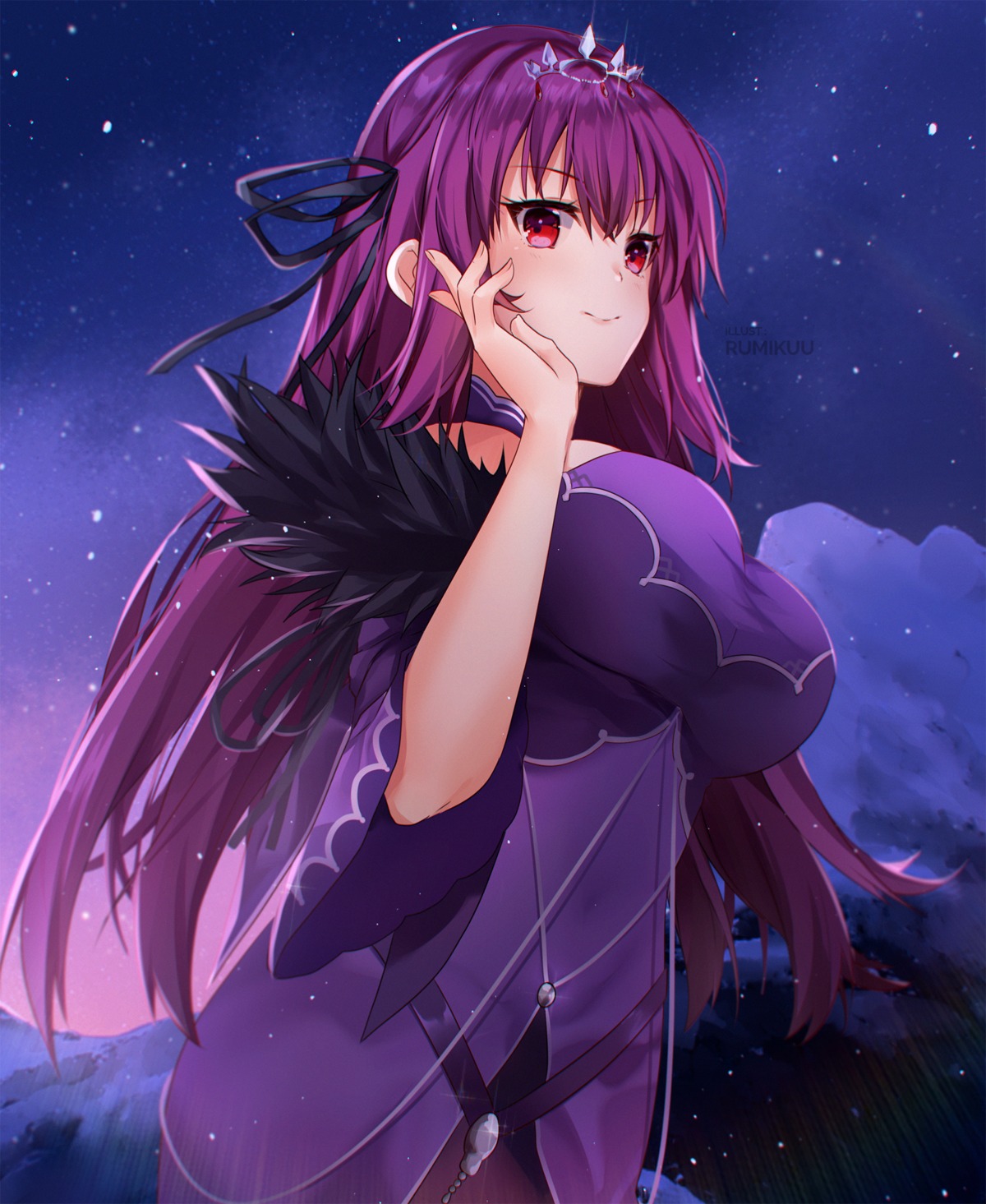 dress, fate/grand_order, rumikuu, scathach_skadi