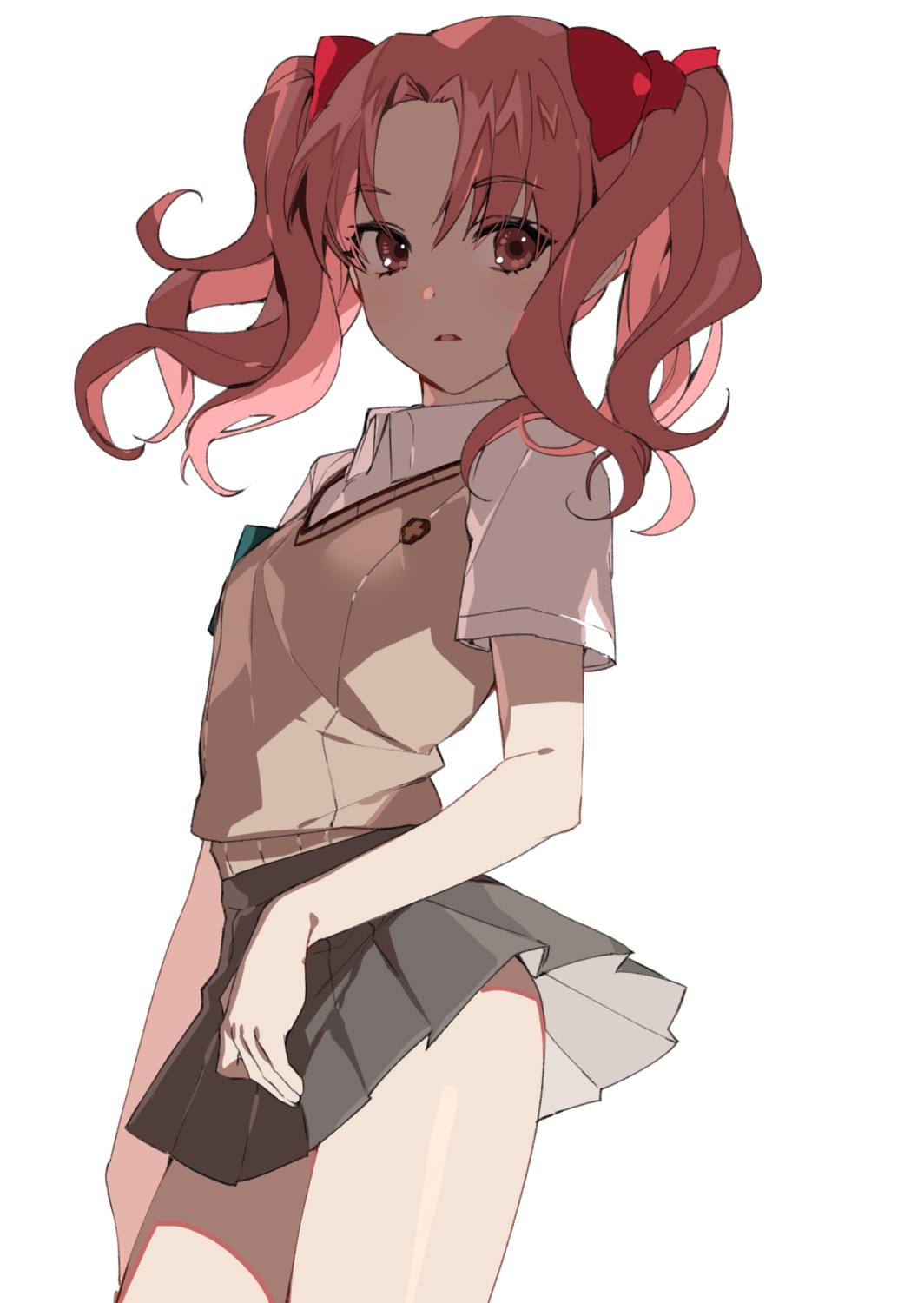 s2riridoll, seifuku, shirai_kuroko, skirt_lift, sweater, toaru_kagaku_no_railgun, toaru_majutsu_no_index
