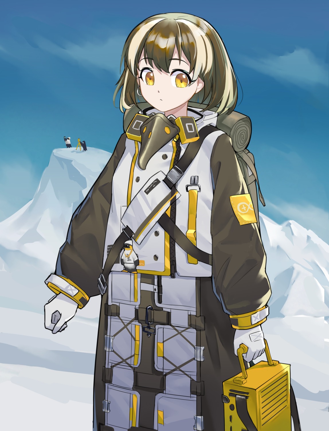 arknights, magallan_(arknights), penguin, zzq