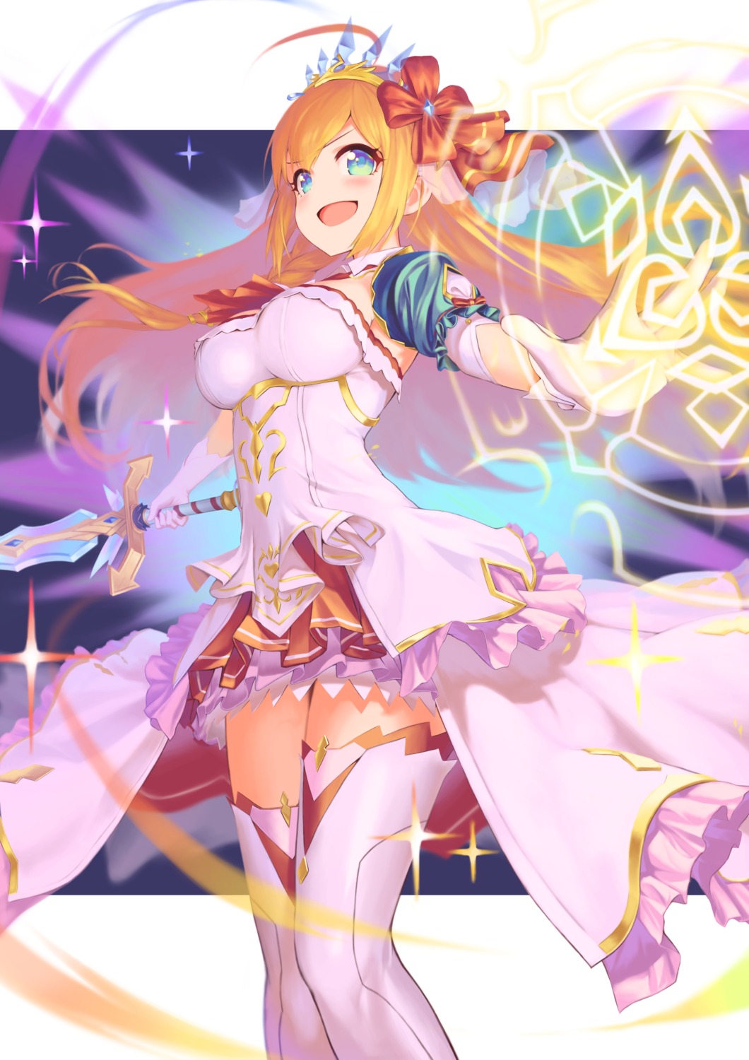 artist_revision, pecorine, princess_connect!, princess_connect!_re:dive, pump_(iklee321), thighhighs