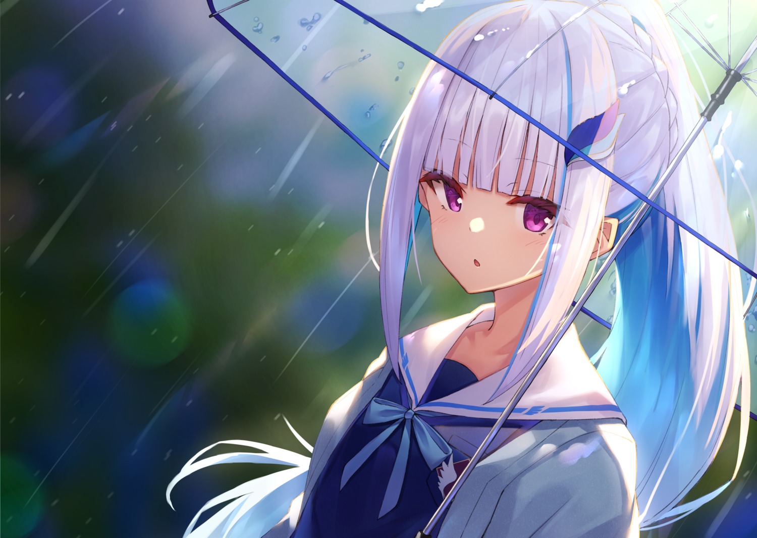 lize_helesta, nijisanji, seifuku, umbrella, yuuki_nao_(pixiv10696483)