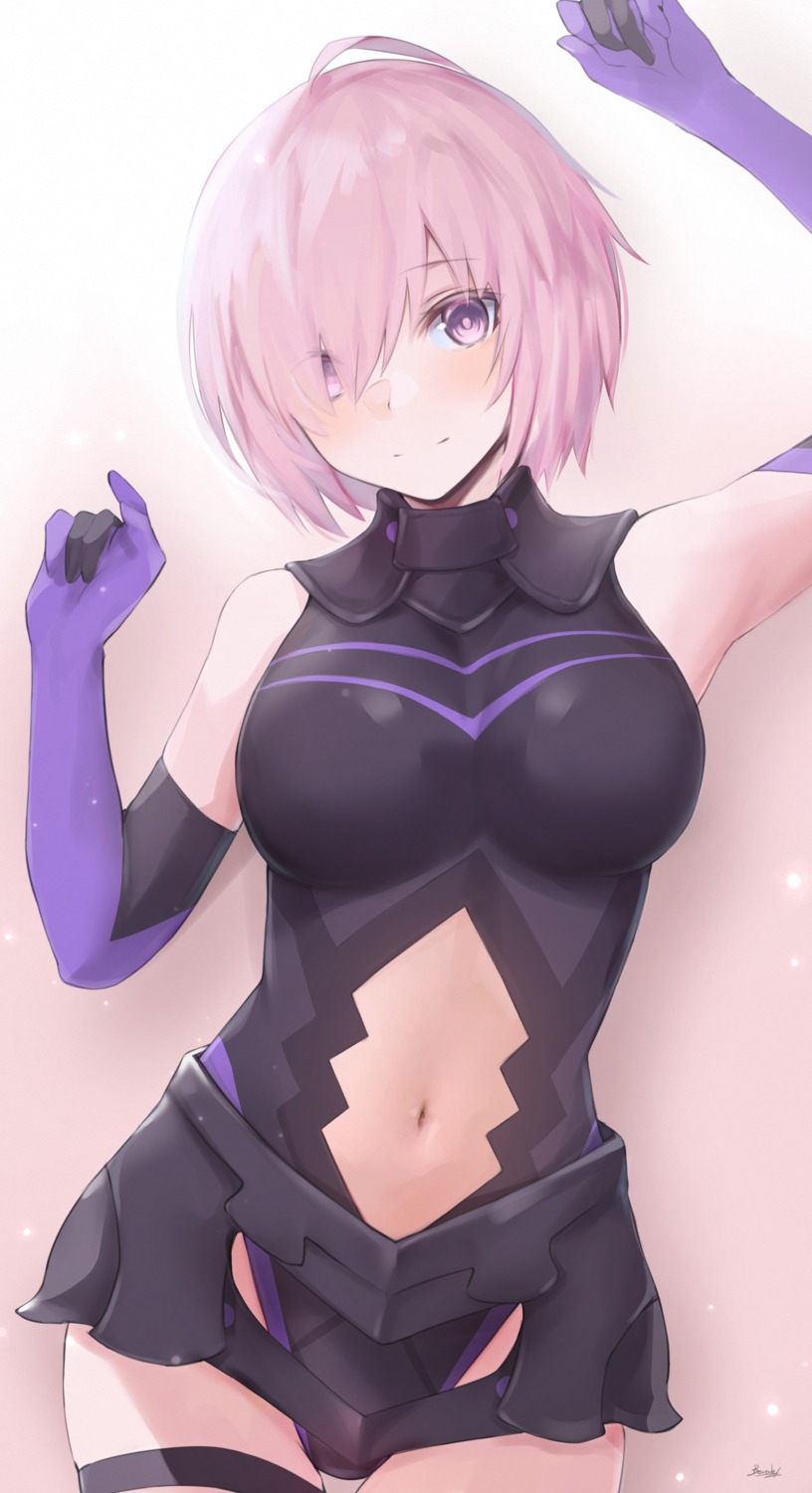 armor, beeyan, fate/grand_order, garter, leotard, mash_kyrielight