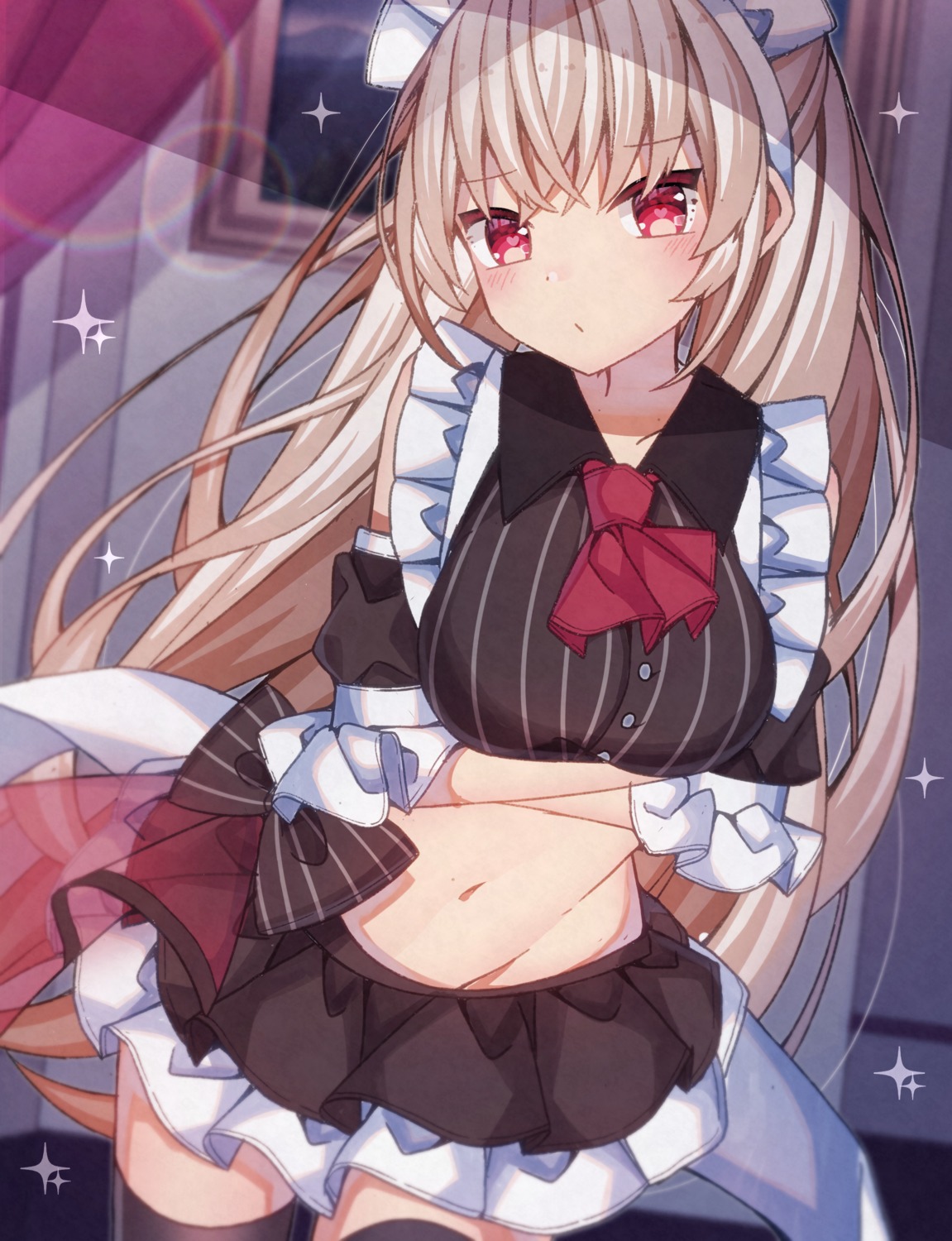 maid, sapphire_(sapphire25252), thighhighs