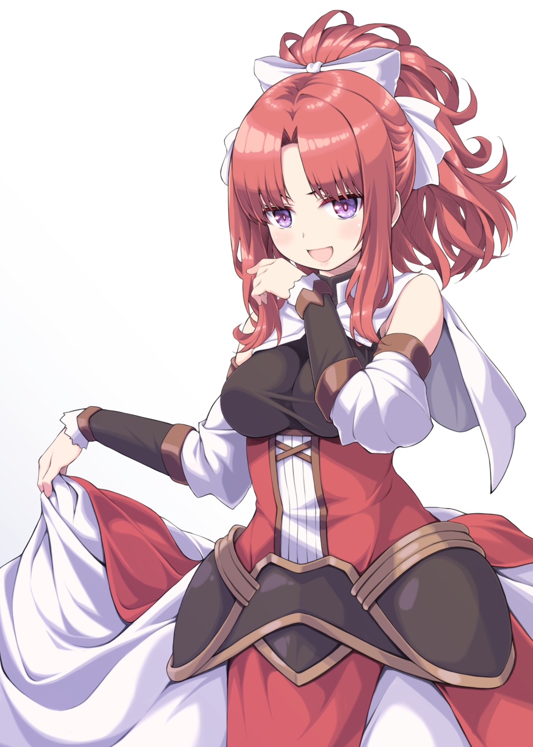 armor, princess_connect!, princess_connect!_re:dive, skirt_lift, tagme, toudou_akino