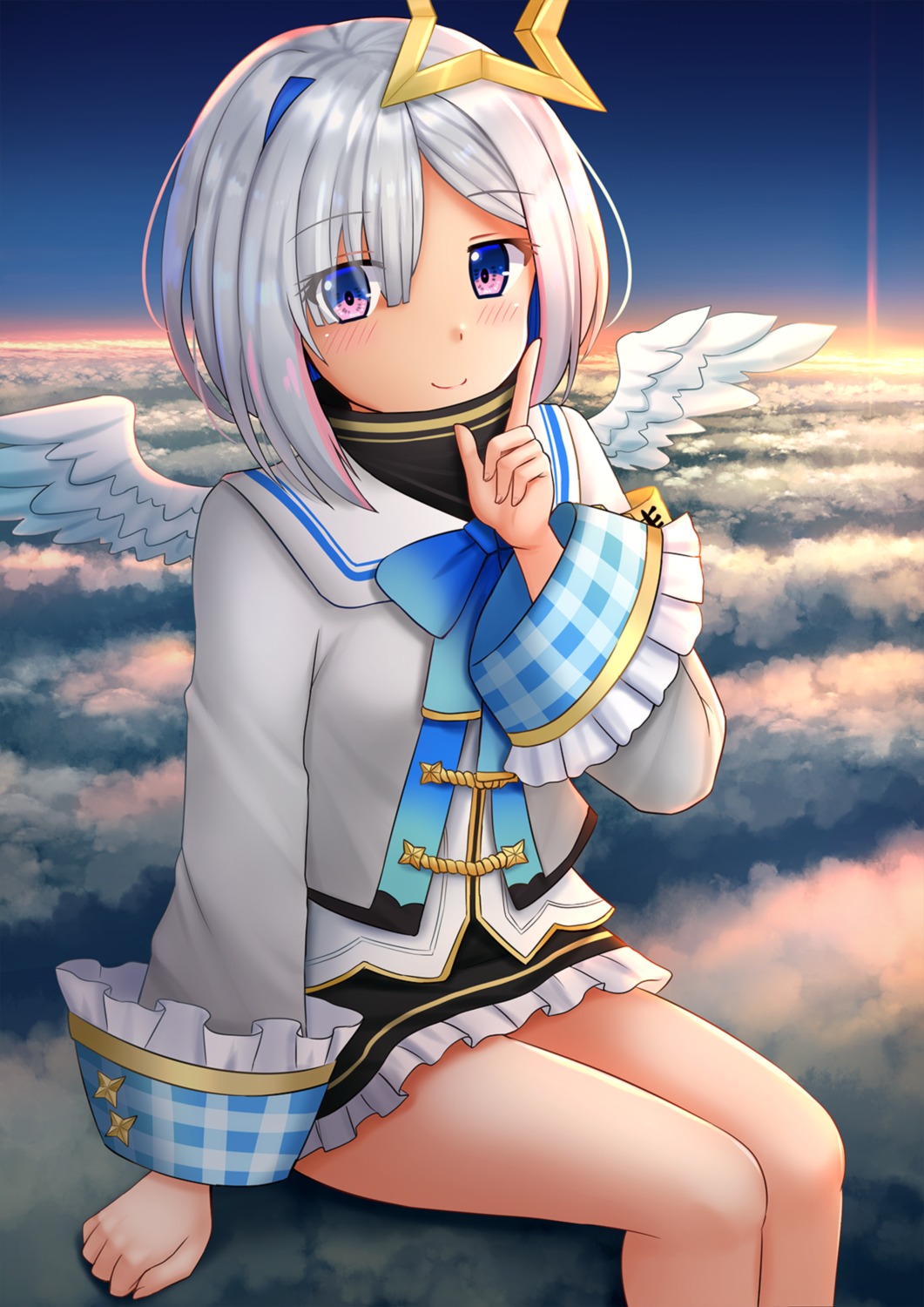 hololive, kazenokaze, seifuku, wings