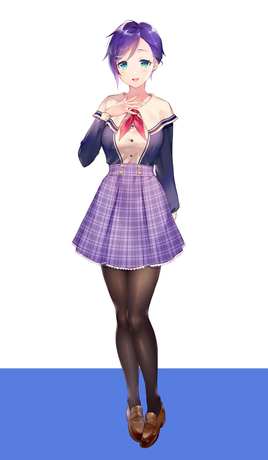bini, pantyhose, seifuku