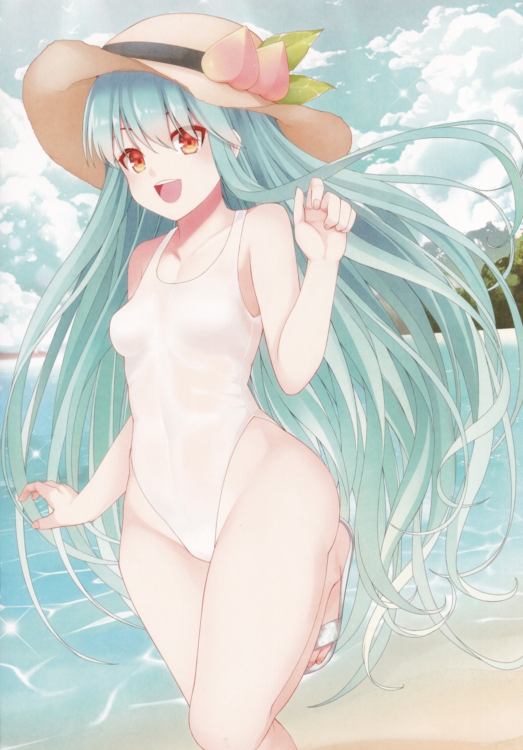 bikini, hinanawi_tenshi, mikoma_sanagi, swimsuits, touhou