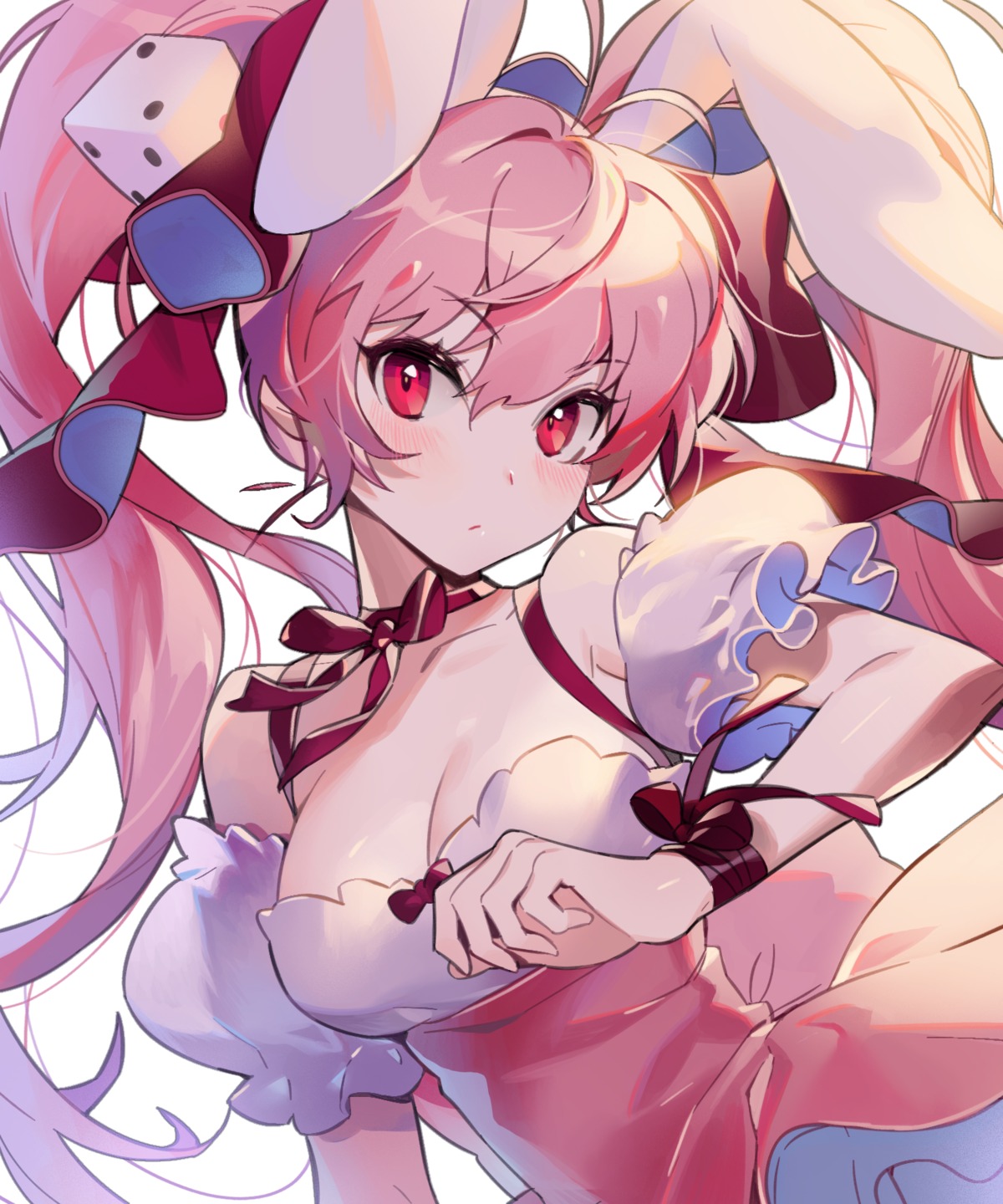 animal_ears, bunny_ears, cleavage, di_gi_charat, rabi_en_rose, seoji