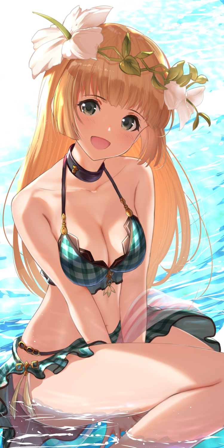 aiu_eo, anne_(shingeki_no_bahamut), bikini, cleavage, granblue_fantasy, shingeki_no_bahamut, swimsuits, wet