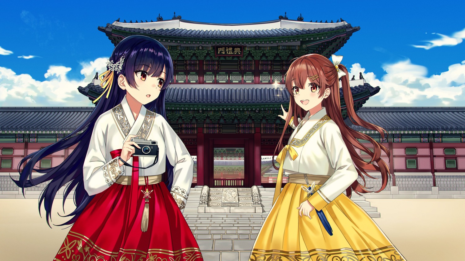 asian_clothes, girl_cafe_gun, girl_cafe_gun_ii, irene_white, popuru, shi_wuxia, wallpaper