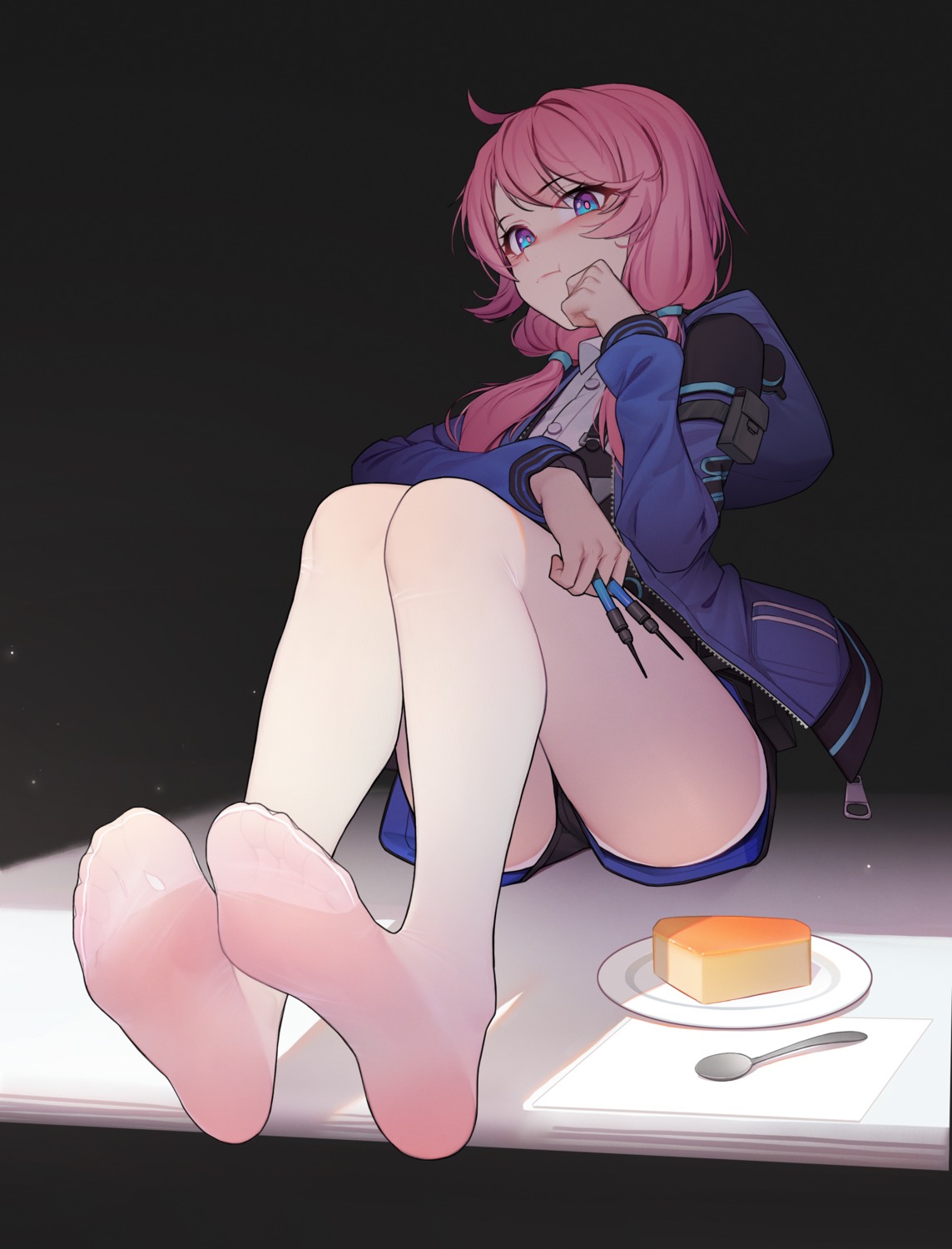 arknights, blue_poison_(arknights), feet, jiachong_jun_z, pantyhose