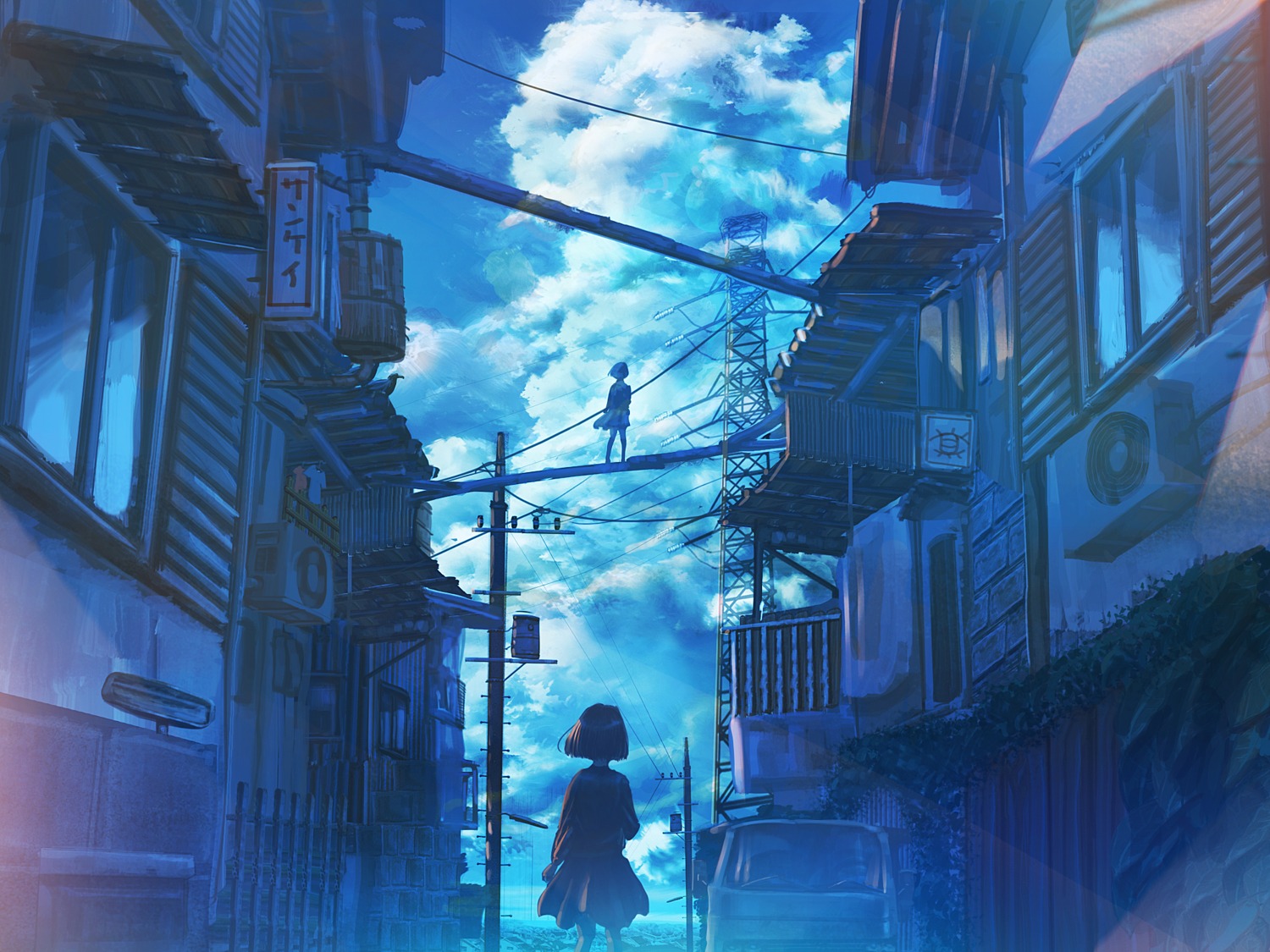 kenzo_093, landscape, seifuku