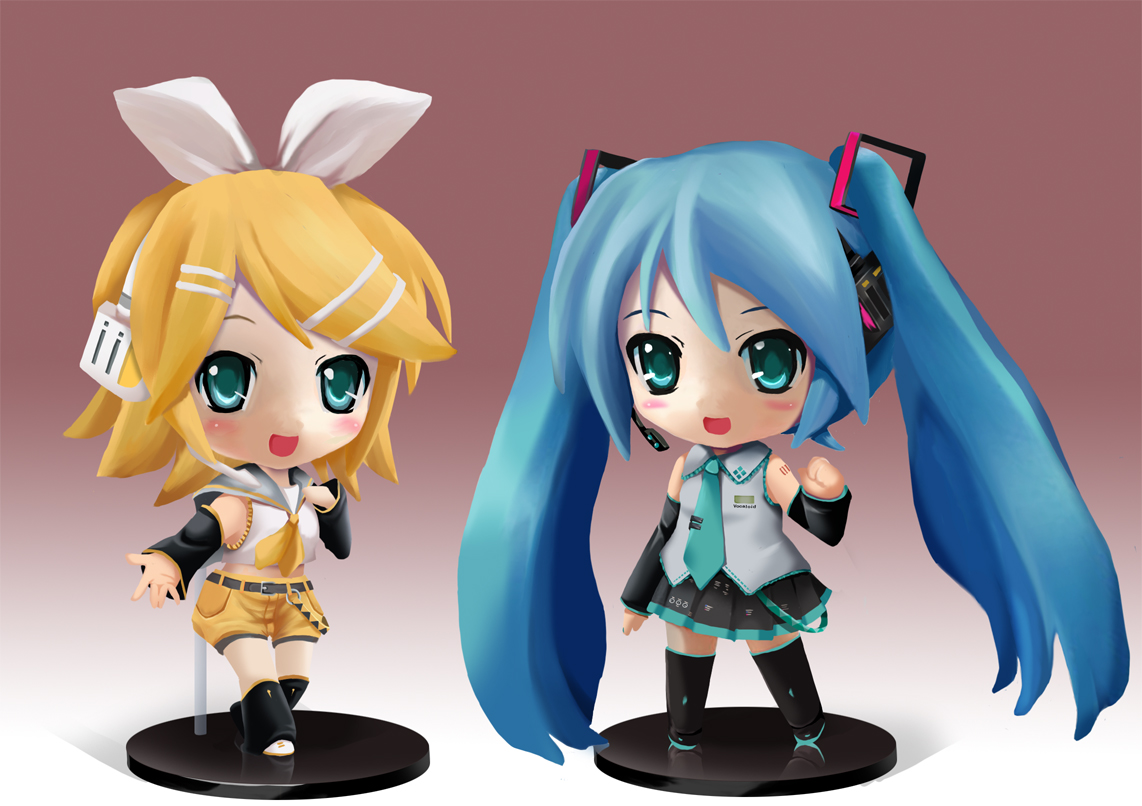 astral_trip, hatsune_miku, kagamine_rin, tomusooya, vocaloid
