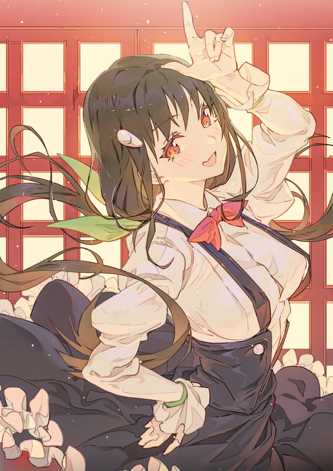 bakemonogatari, hachikuji_mayoi, hxxg, monogatari_(series), seifuku, skirt_lift