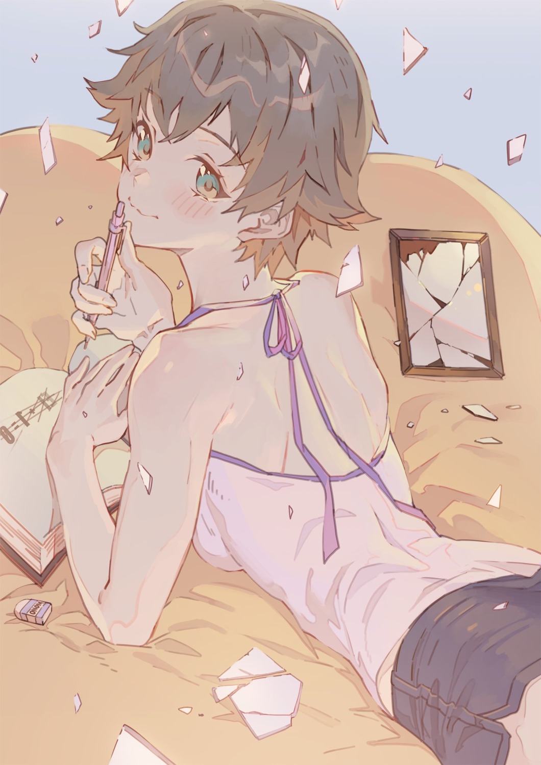 hxxg, monogatari_(series), no_bra, oikura_sodachi, owarimonogatari