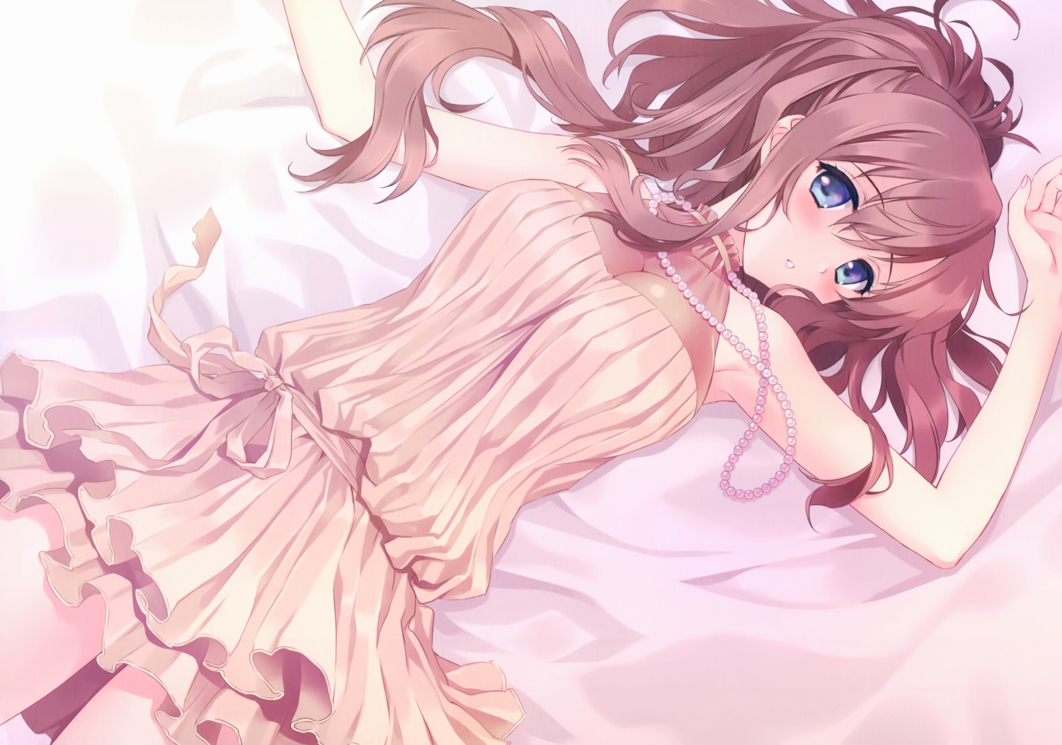 carnelian, dress, kantai_collection, no_bra, saratoga_(kancolle), see_through