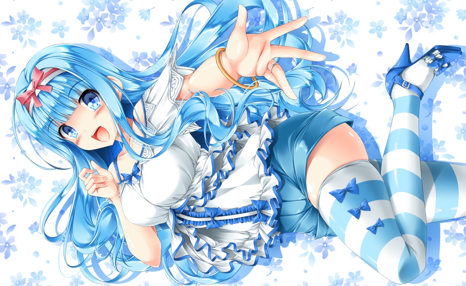 heels, kamiya_tomoe, thighhighs, trap