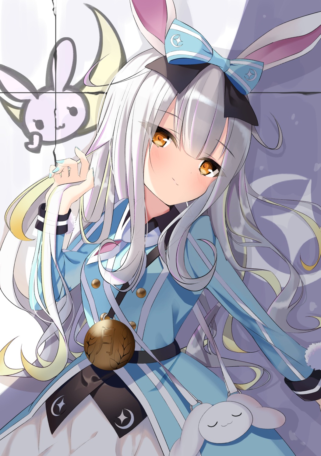 animal_ears, bunny_ears, dress, himari_channel, mochizuki_himari, yuzuno_kaori