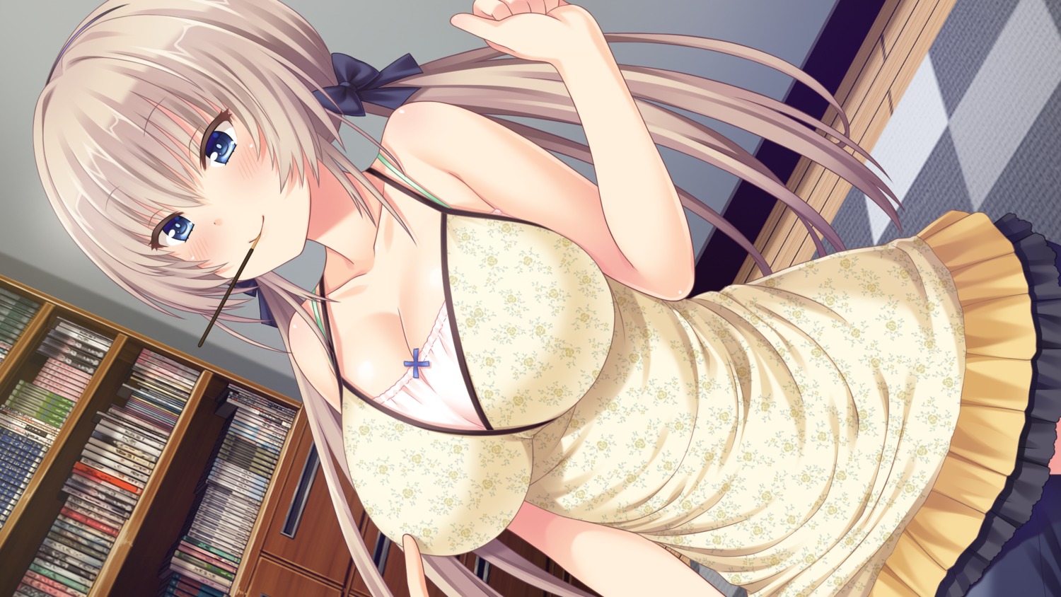 cleavage, game_cg, nekonyan, prekano, serizawa_chisa, tonari_ni_kanojo_no_iru_shiawase_~two_farce~