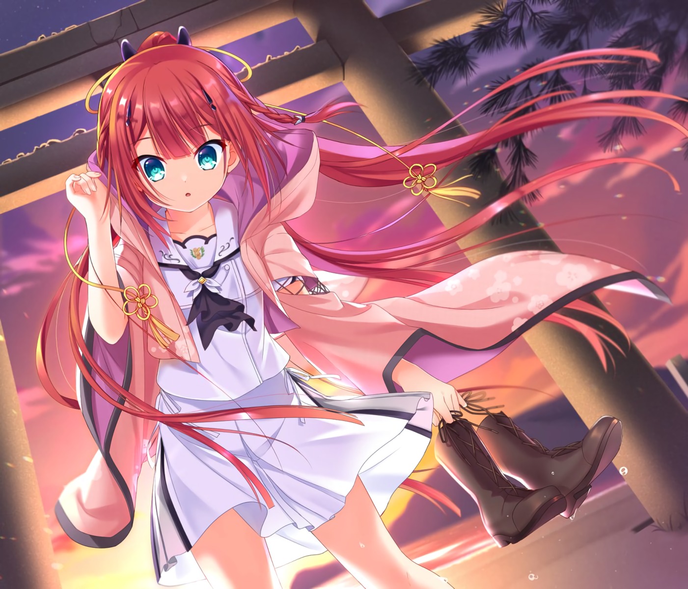 japanese_clothes, kamiyama_shiki, otou_(otou_san), seifuku, summer_pockets, summer_pockets_reflection_blue