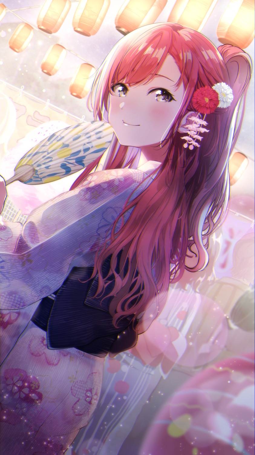 arisugawa_natsuha, ass, shaka_(staito0515), the_idolm@ster, the_idolm@ster_shiny_colors, yukata