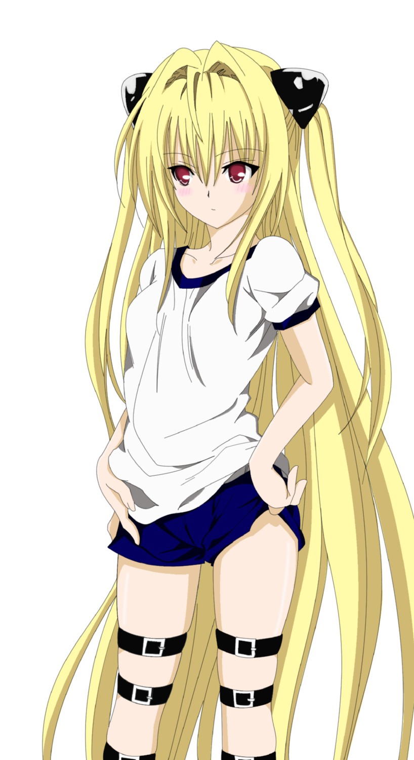 garter, gym_uniform, konjiki_no_yami, miyagoe_yoshitsuki, to_love_ru