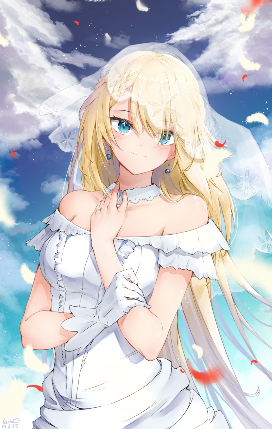 dress, g36_(girls_frontline), gin9684, girls_frontline, wedding_dress