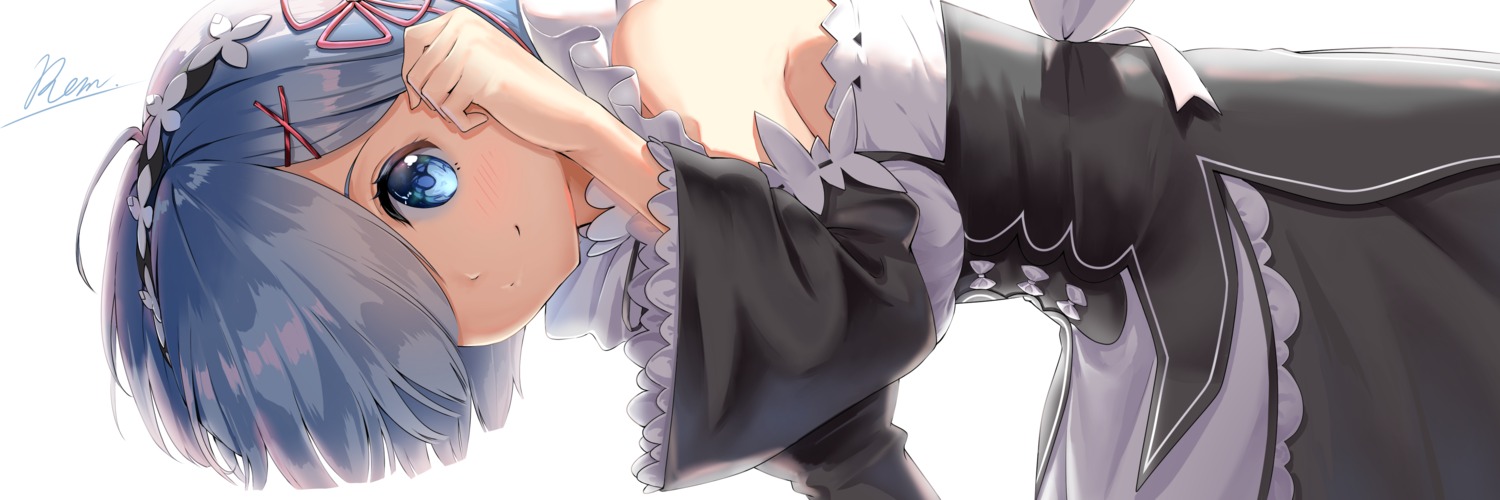 maid, re:zero_kara_hajimeru_isekai_seikatsu, rem_(re_zero), rissenka