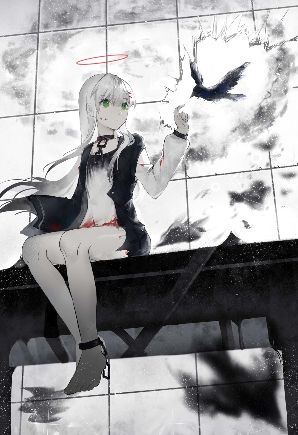 angel, blood, windworker