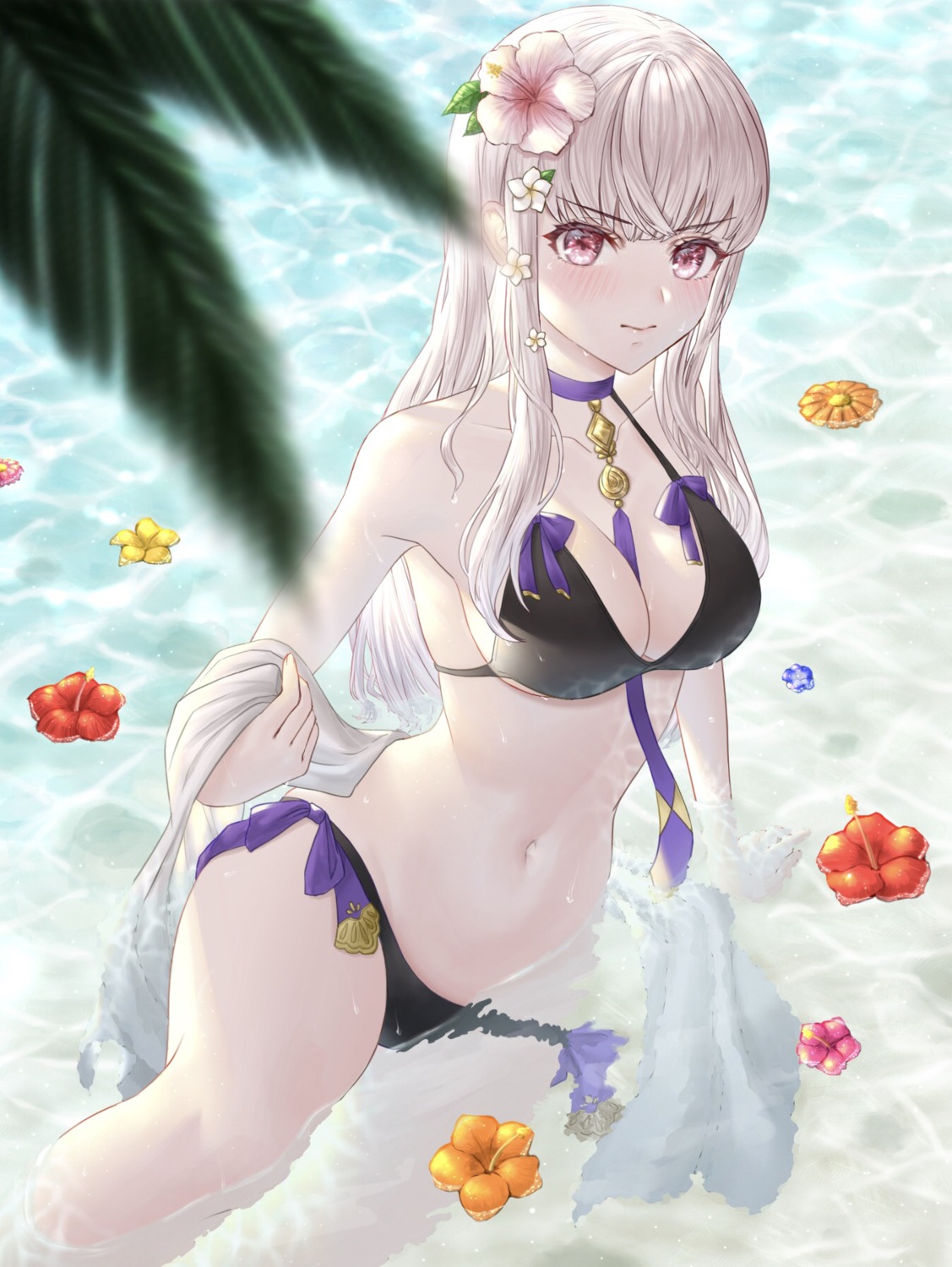 bikini, fire_emblem, fire_emblem_three_houses, lysithea_von_ordelia, swimsuits, uni_(uni9248), wet