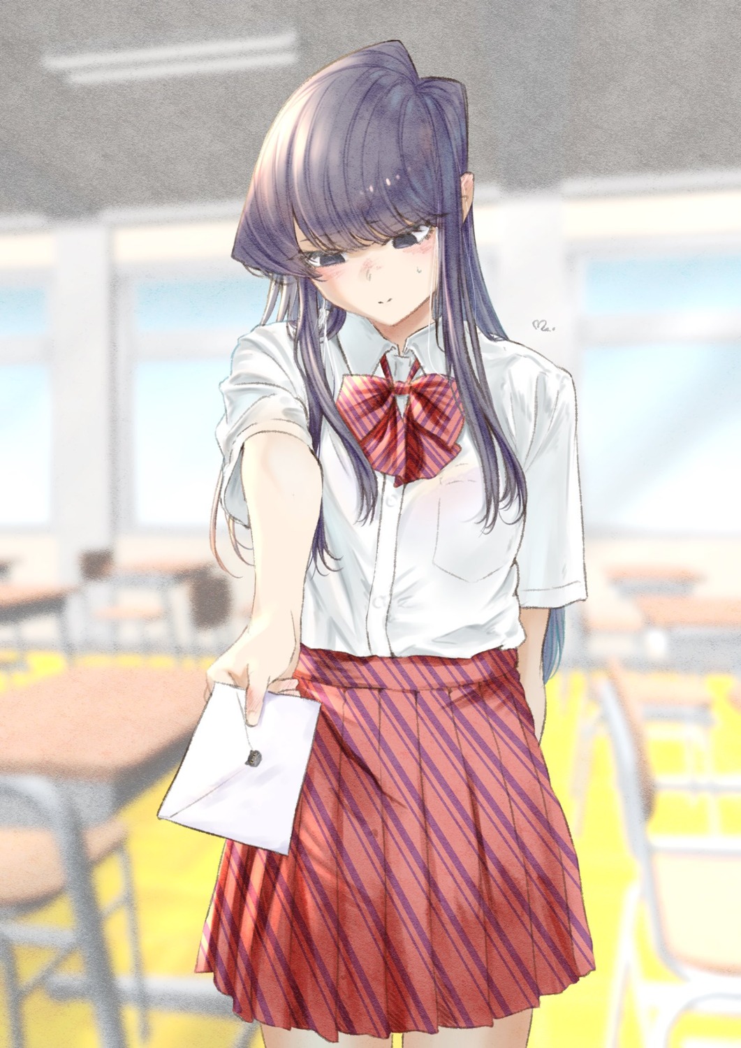 komi-san_wa_komyushou_desu., komi_shouko, oda_tomohito, seifuku