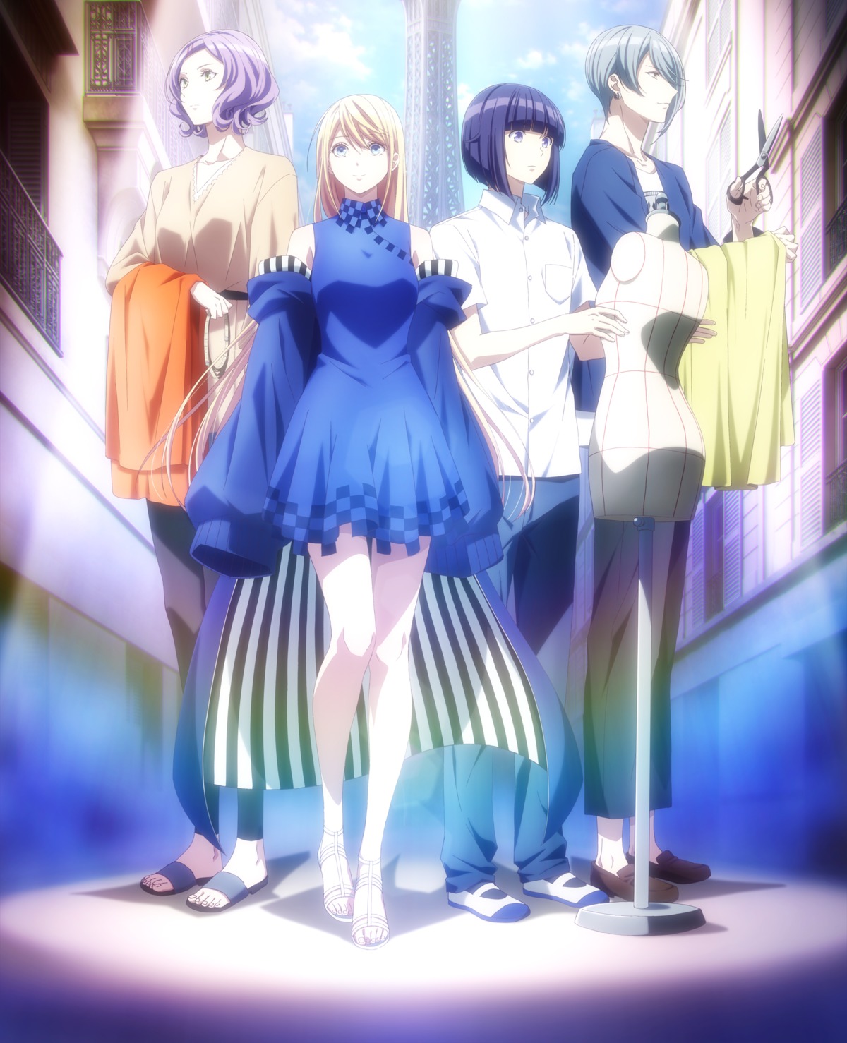 ayano_too, dress, fujito_chiyuki, hasegawa_kokoro, runway_de_waratte, tagme, tsumura_ikuto