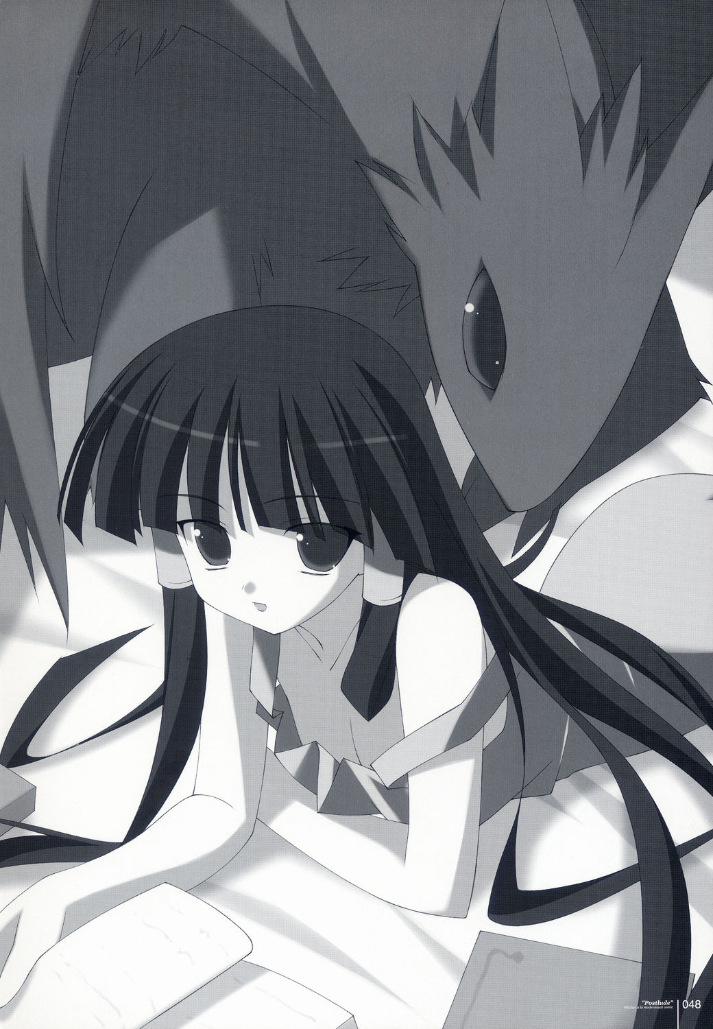 majokko_a_la_mode, monochrome, rydia_arsenal, sakana